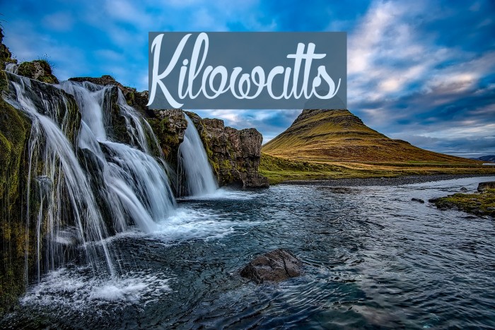 Kilowatts Font examples