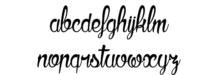 Kilowatts Font LOWERCASE