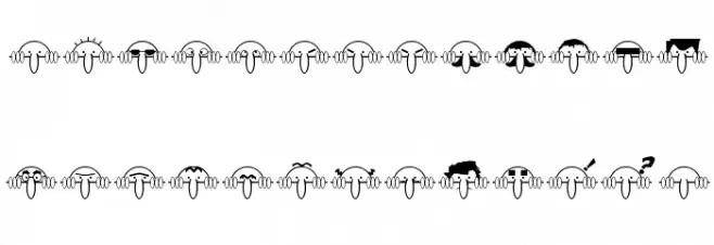 Kilroy Was Here JL 字体 大写