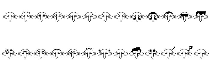 Kilroy Was Here JL Font LOWERCASE