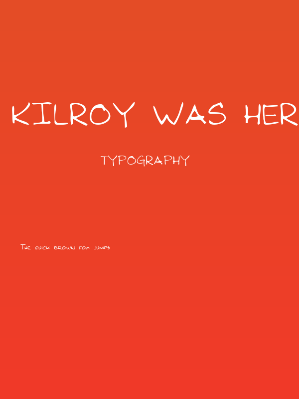 Kilroy Was Here Poster