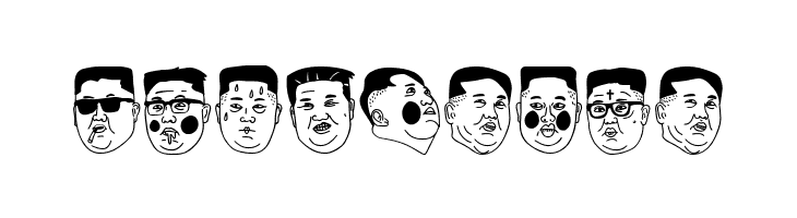 Kim Jong Un  baixar fontes gratis