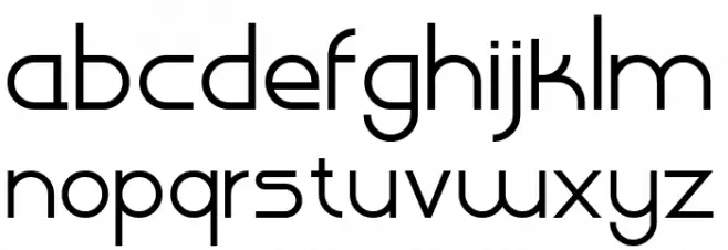 Kim Mochi Schriftart Kleinbuchstaben