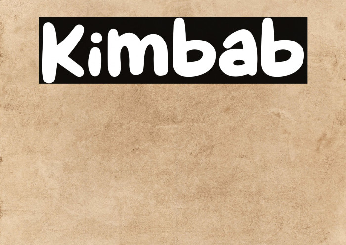 Kimbab Example 3