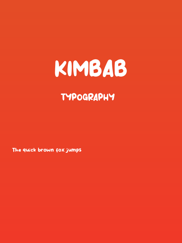 Kimbab Poster