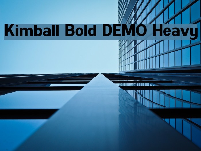 Kimball Bold DEMO Heavy Example 3