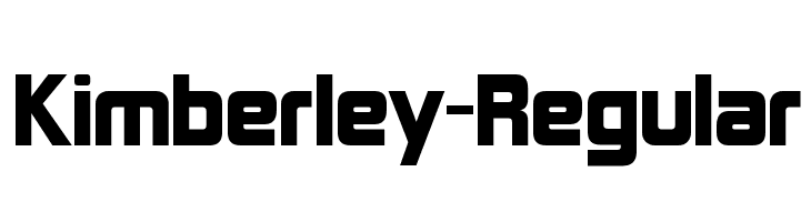 Kimberley-Regular Font