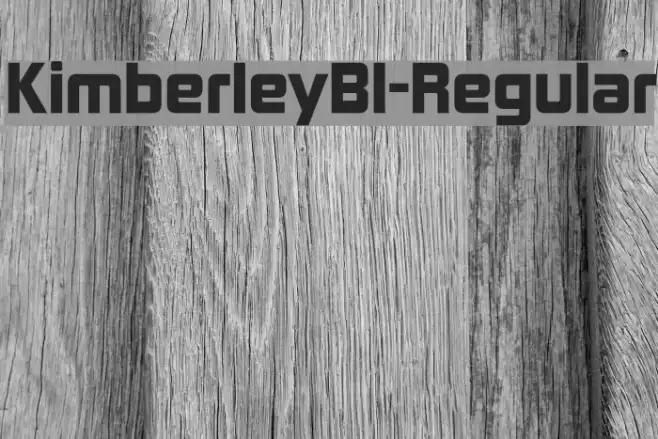 KimberleyBl-Regular Font examples