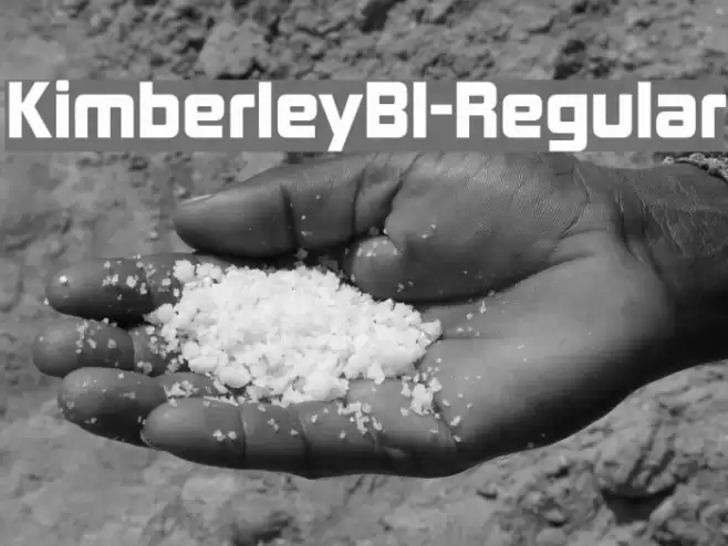KimberleyBl-Regular Font examples
