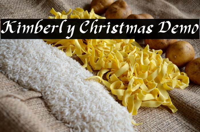 Kimberly Christmas Demo Example 1