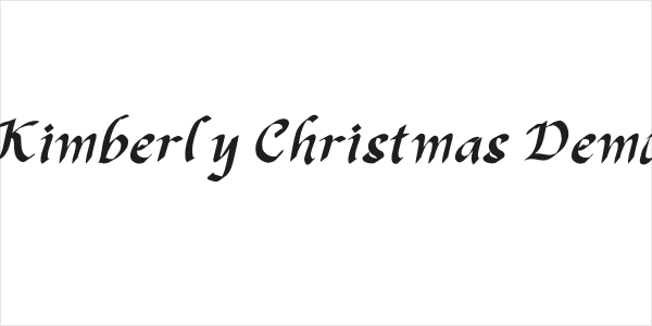 Kimberly Christmas Demo Logo