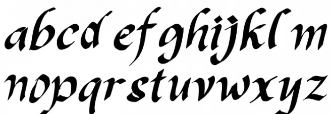 Kimberly Christmas Demo फ़ॉन्ट लोअरकेस