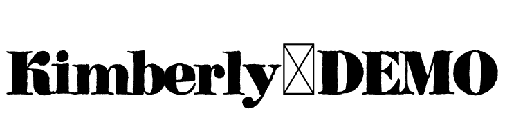 Kimberly-DEMO  baixar fontes gratis
