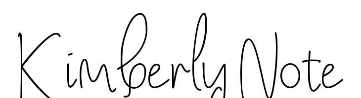 Kimberly Note  font caratteri gratis