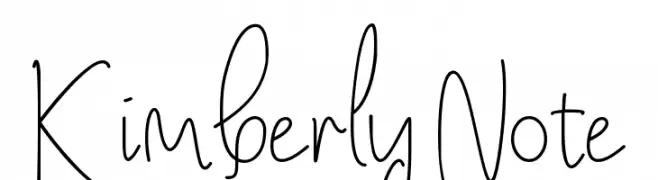 Kimberly Note  تنزيل الخطوط