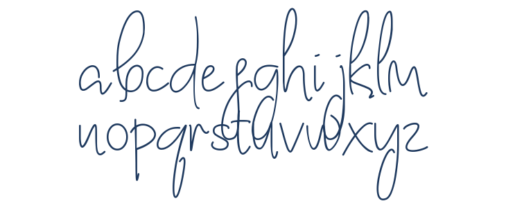 Kimberly Note Lowercase