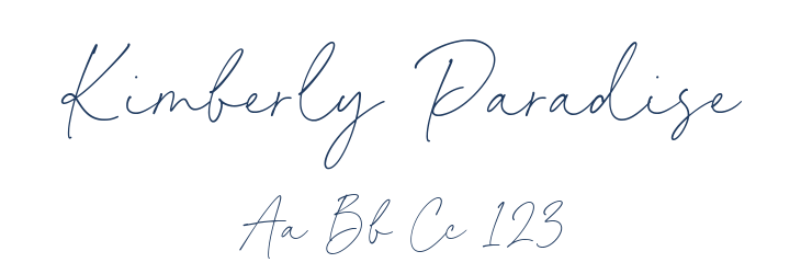 Kimberly Paradise Font Preview