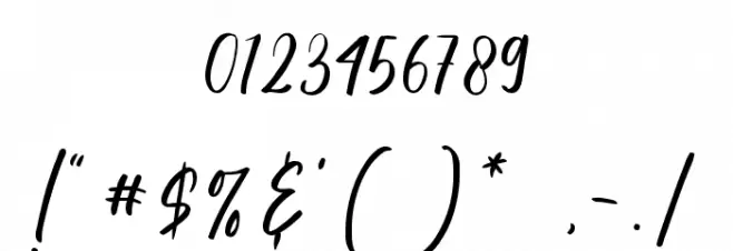 Kimberly Signature फ़ॉन्ट अन्य घर का काम