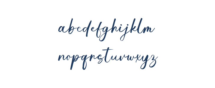 Kimberly Signature Lowercase