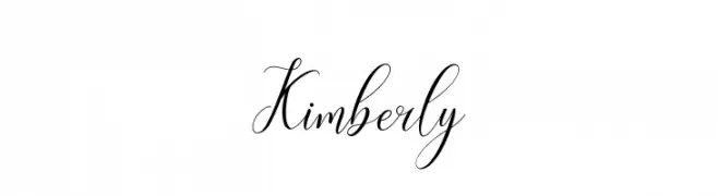 Kimberly  les polices de caractères gratuit tlcharger
