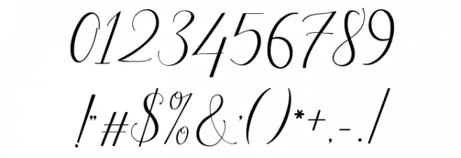 Kimberly Font OTHER CHARS