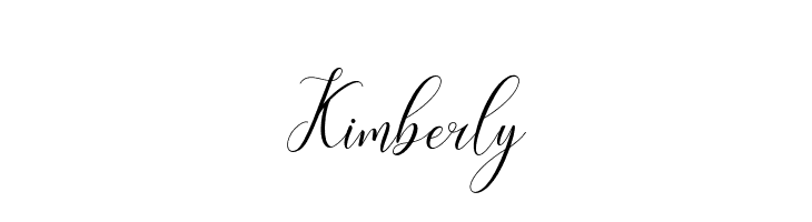 Kimberly  Frei Schriftart Herunterladen