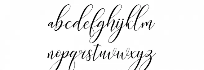 Kimberly خط أحرف صغيرة