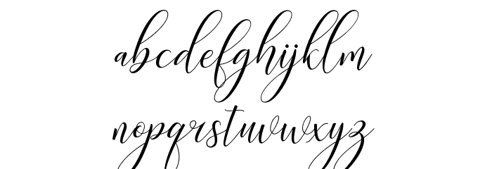 Kimberly Font LOWERCASE