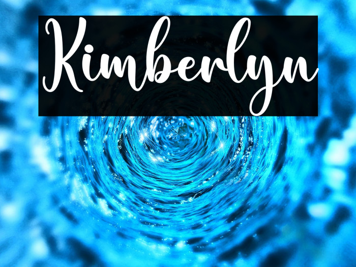 Kimberlyn Example 2