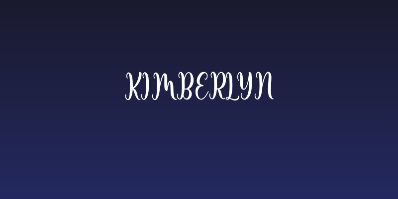 Kimberlyn Social Header