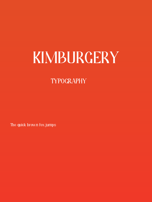 Kimburgery Poster