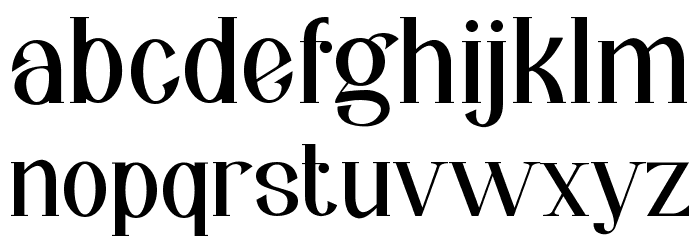 Kimburgery Font LOWERCASE