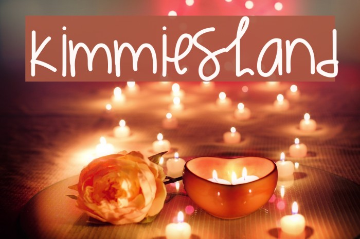 KimmiesHand Font examples