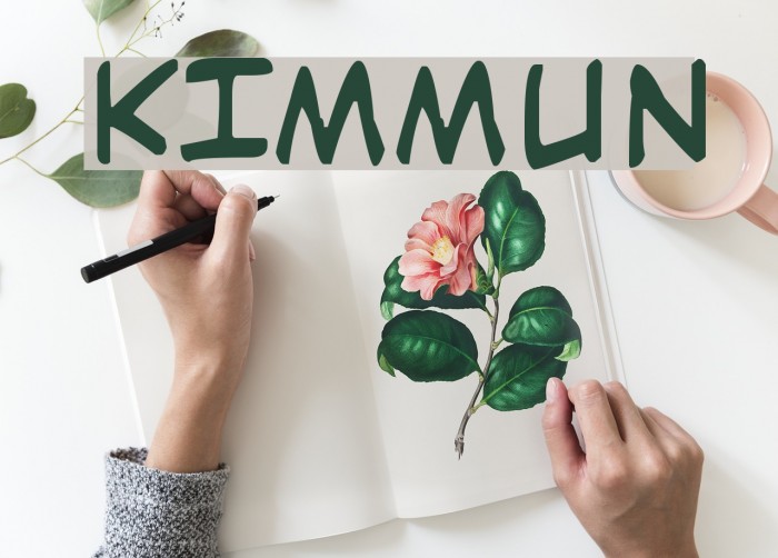 Kimmun Font examples