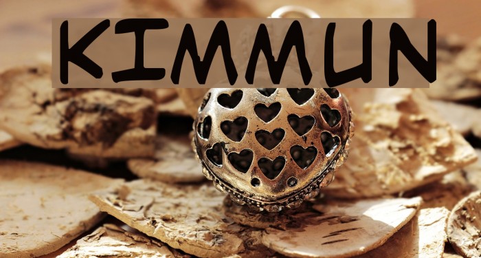 Kimmun Font examples