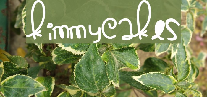 KimmyCakes Font examples