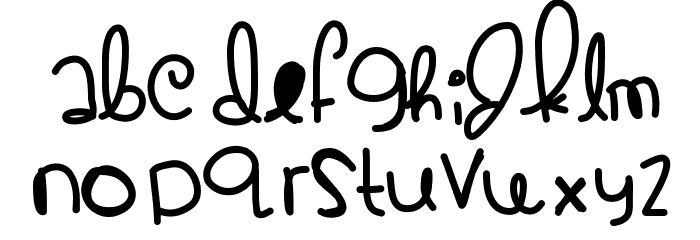 KimmyCakes Font LOWERCASE