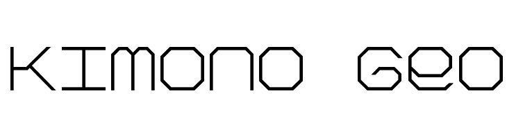 Kimono Geo  Free Fonts Download