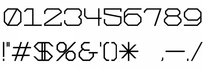 Kimono Geo Font OTHER CHARS