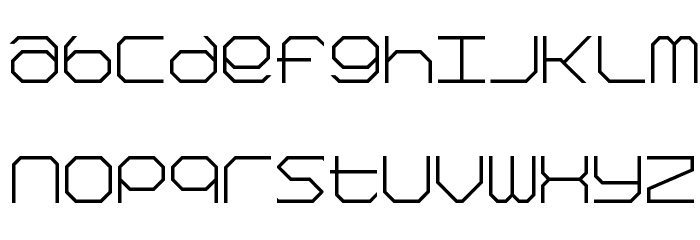 Kimono Geo Font LOWERCASE