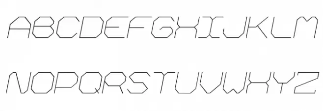 Kimono Italic Шрифта ВЕРХНИЙ