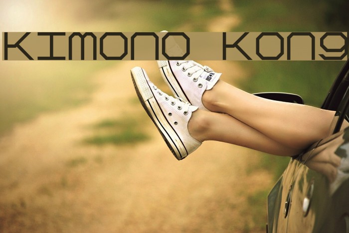 Kimono Kong Font examples