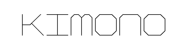 Kimono  免费字体下载