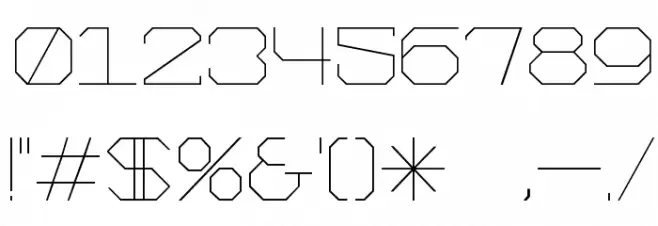 Kimono Font OTHER CHARS