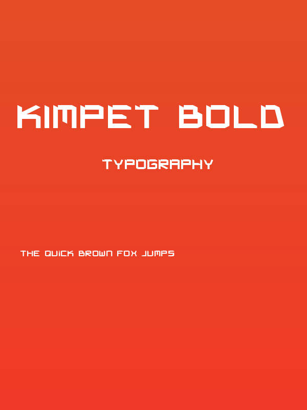 Kimpet Bold Poster