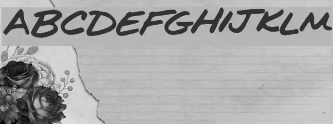 Kims Handwriting Font examples