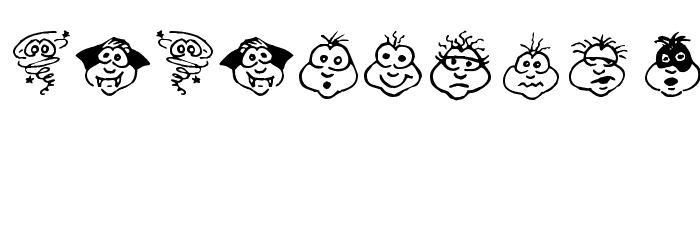 Kims Toons Font OTHER CHARS