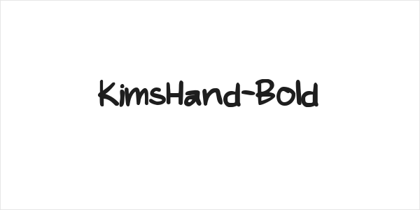 KimsHand-Bold Logo