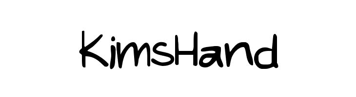 KimsHand Font