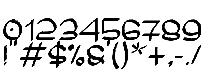 Kinamay Font OTHER CHARS